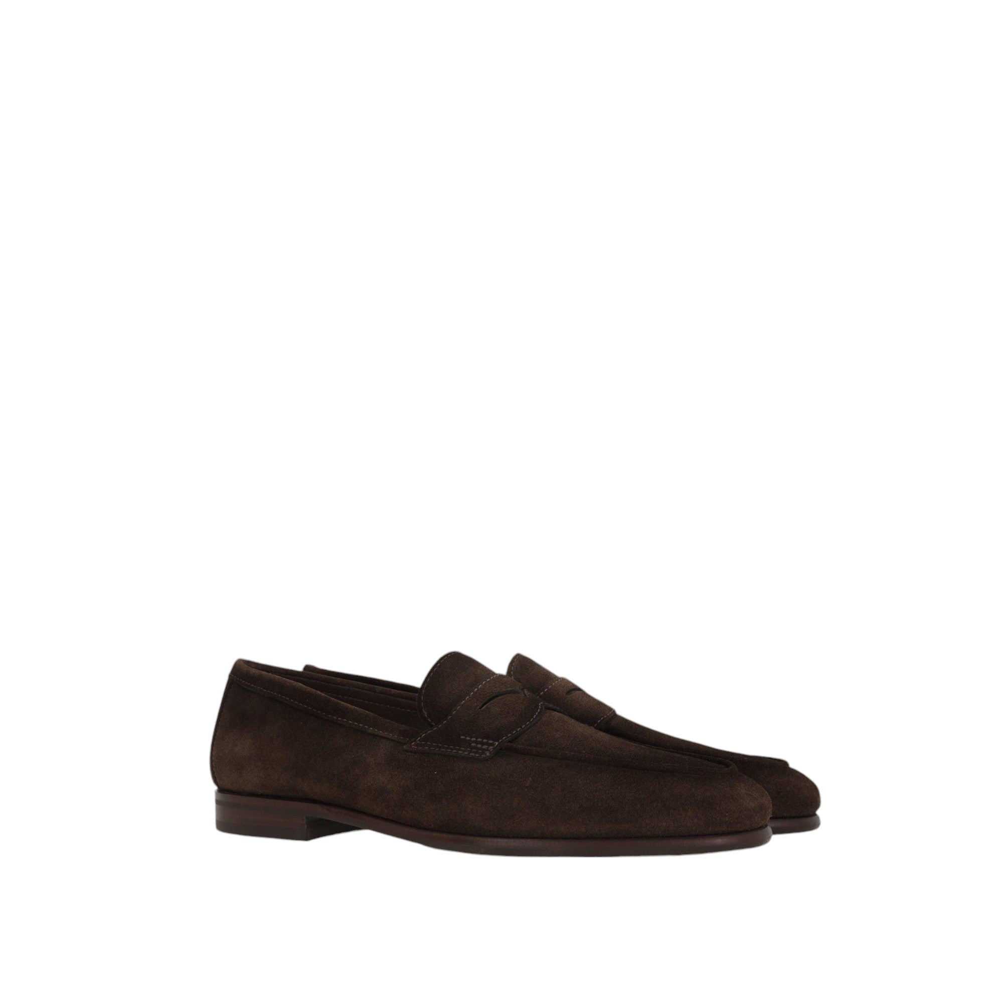 Carlo Suede Loafers-SANTONI-JOHN JULIA