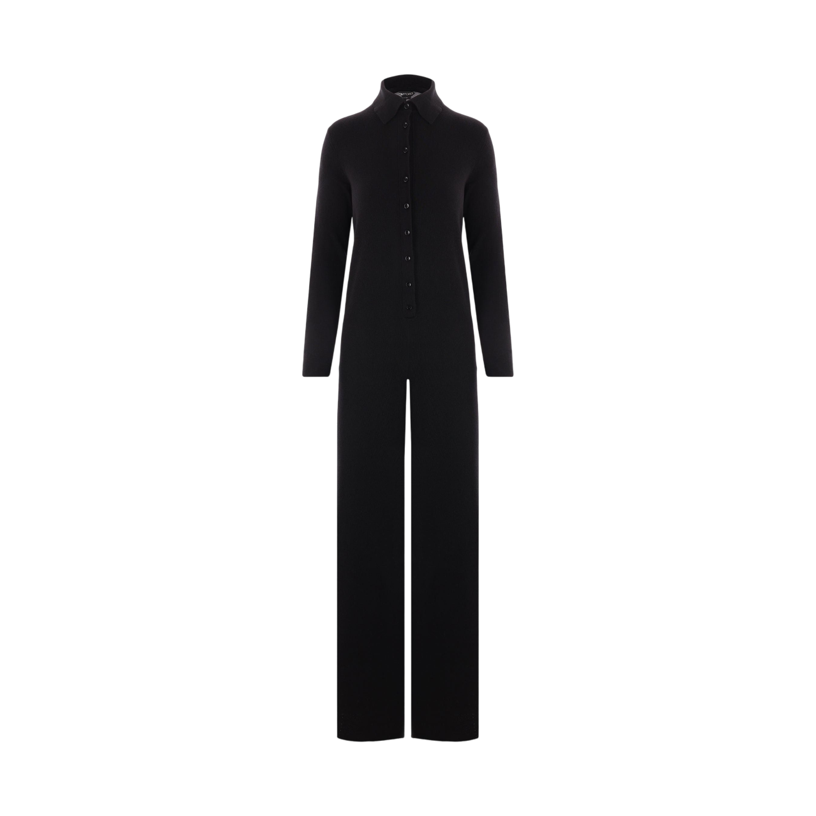 Cashmere and Silk Knit Jumpsuit-TOM FORD-JOHN JULIA