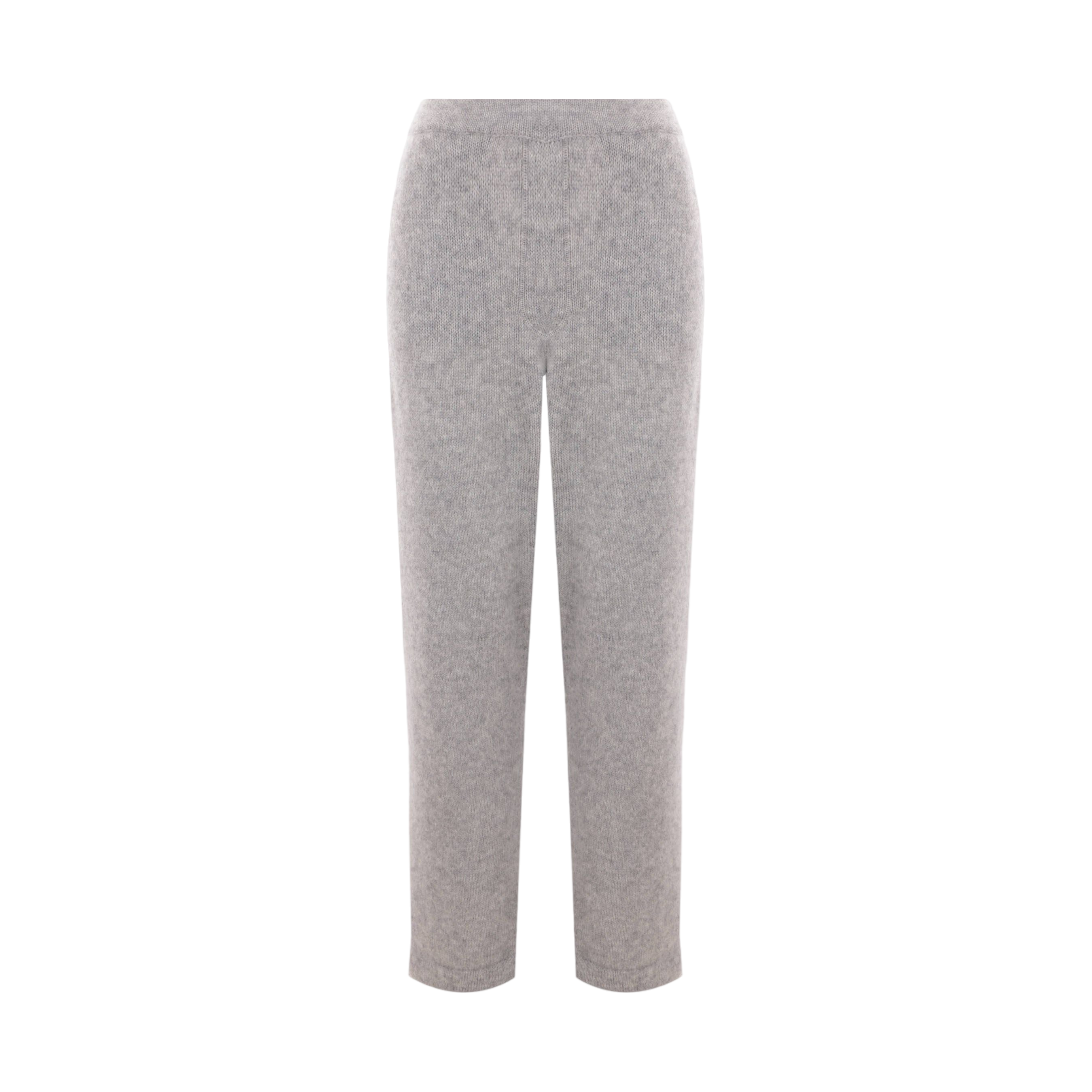 Cashmere and Silk Knit Trousers-ALLUDE-JOHN JULIA