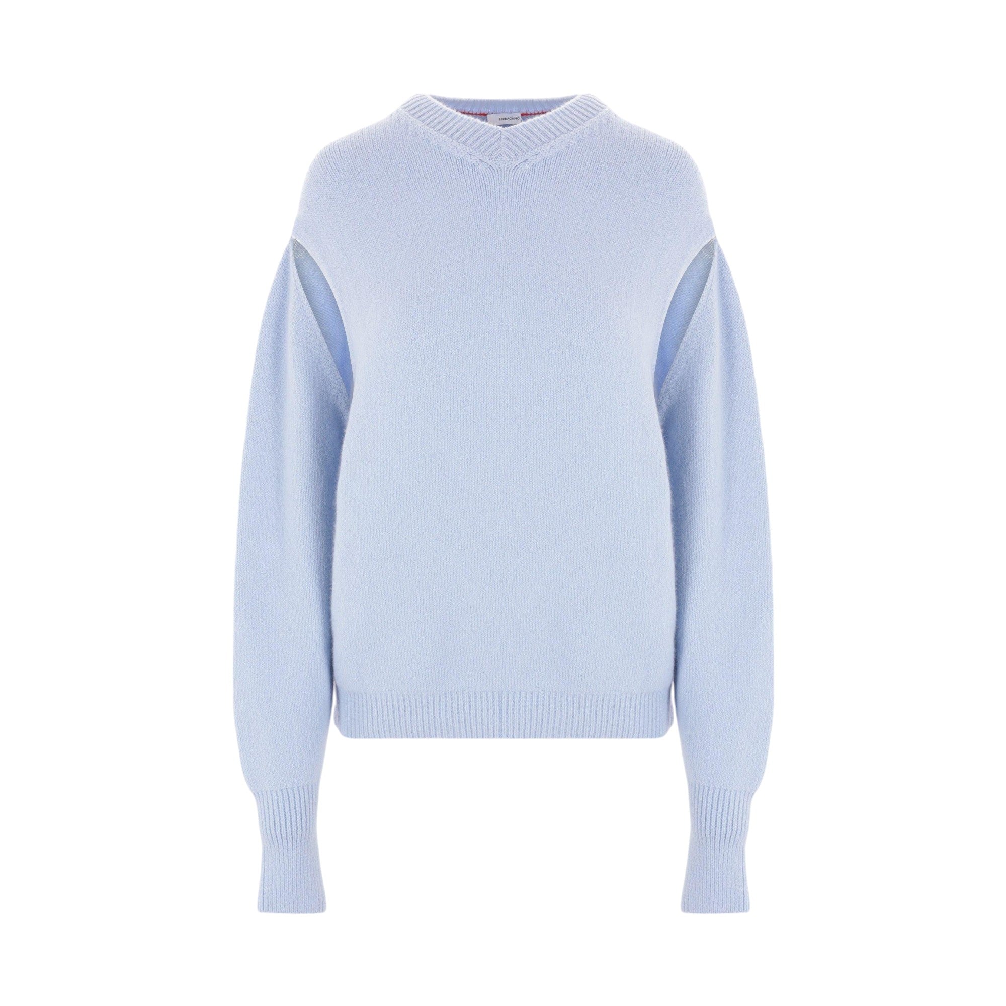 Cashmere Blend Layered Sweater-FERRAGAMO-JOHN JULIA