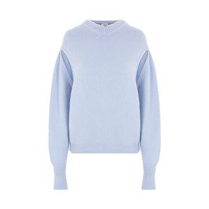 Cashmere Blend Layered Sweater-FERRAGAMO-JOHN JULIA