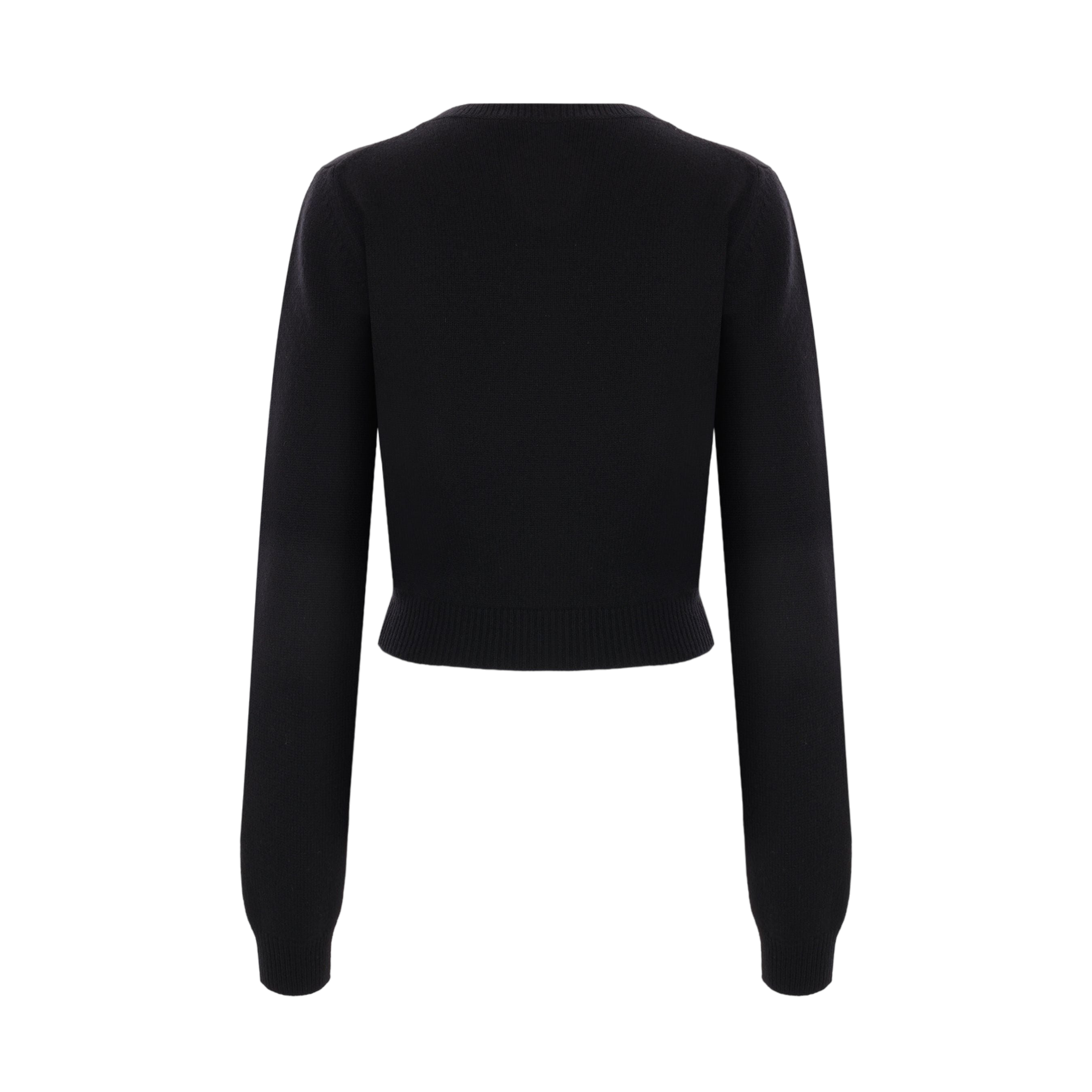 Cashmere Cropped Sweater-MIU MIU-JOHN JULIA