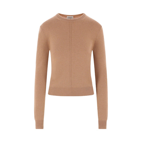 Cashmere Openwork Sweater-SAINT LAURENT-JOHN JULIA