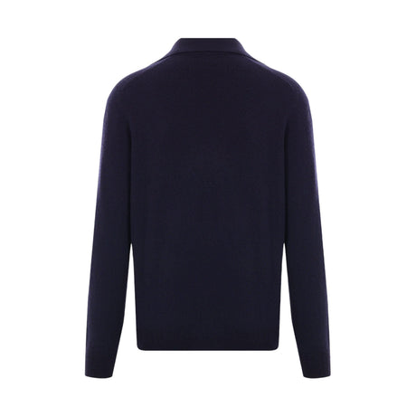 Cashmere Polo Sweater-BRUNELLO CUCINELLI-JOHN JULIA