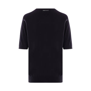 Cashmere Short-sleeved Sweater-PRADA-JOHN JULIA