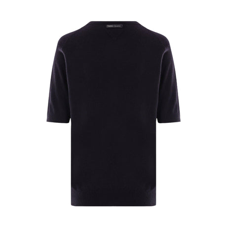 Cashmere Short-sleeved Sweater-PRADA-JOHN JULIA