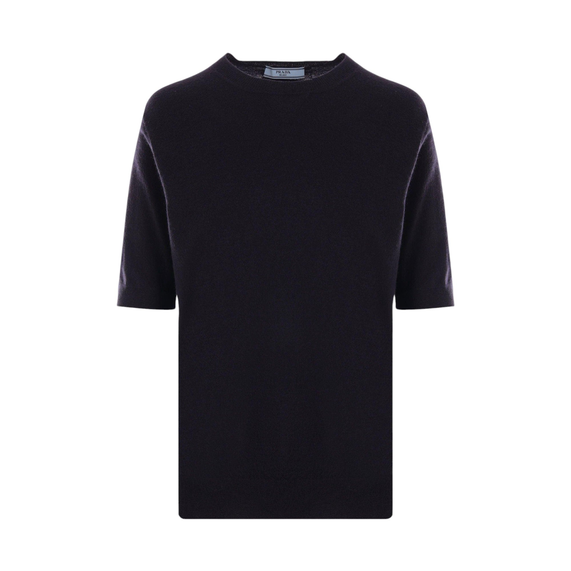 Cashmere Short-sleeved Sweater-PRADA-JOHN JULIA