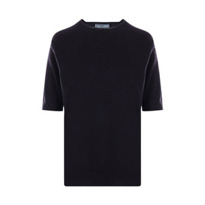 Cashmere Short-sleeved Sweater-PRADA-JOHN JULIA