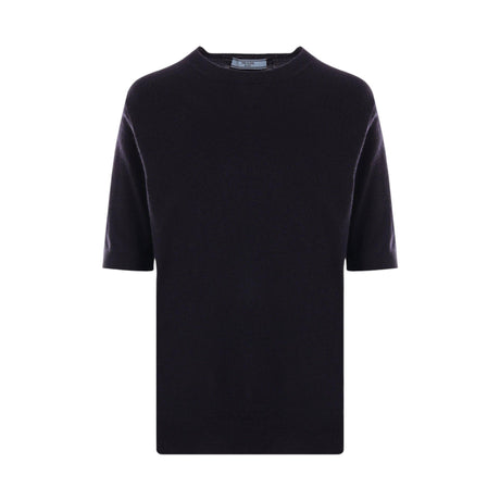 Cashmere Short-sleeved Sweater-PRADA-JOHN JULIA