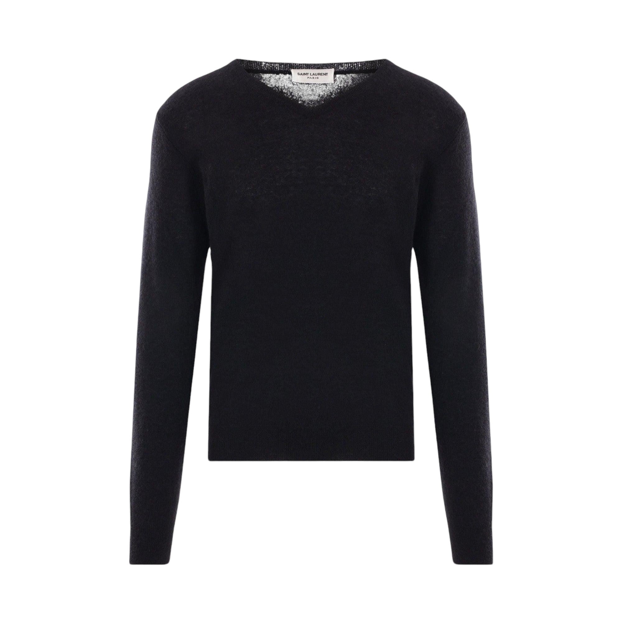 Cashmere Silk Sweater-SAINT LAURENT-JOHN JULIA