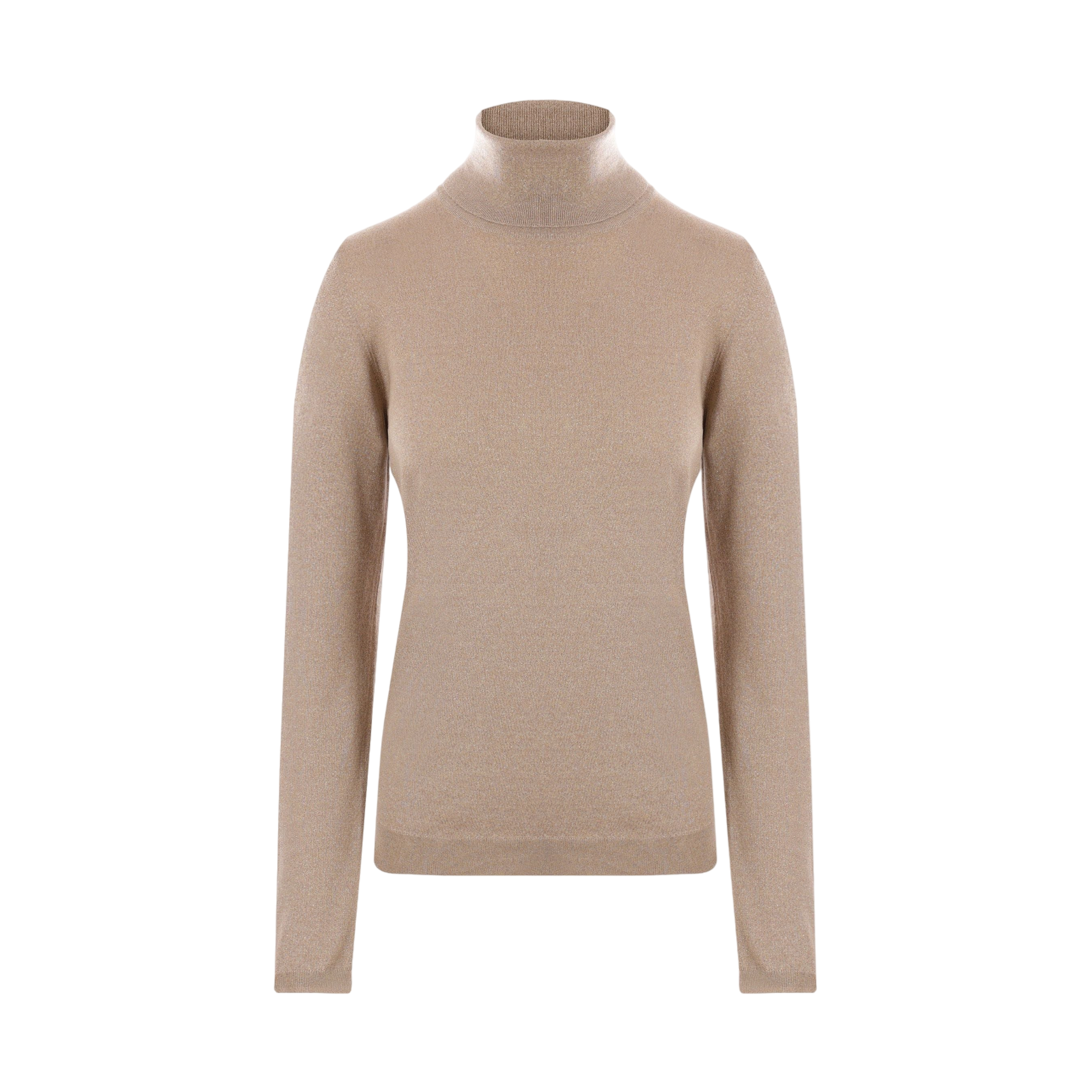 Cashmere, Silk and Lurex Turtleneck-BRUNELLO CUCINELLI-JOHN JULIA