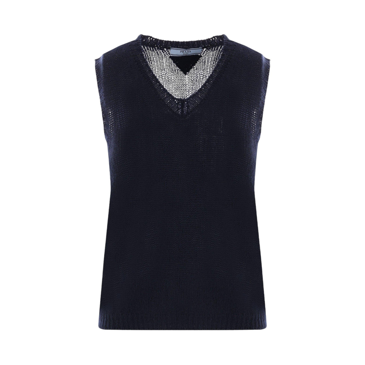 Cashmere Sleeveless Top-PRADA-JOHN JULIA