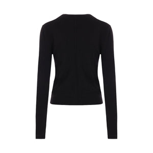 Cashmere Sweater Openwork Details-SAINT LAURENT-JOHN JULIA