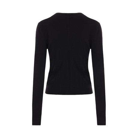 Cashmere Sweater Openwork Details-SAINT LAURENT-JOHN JULIA