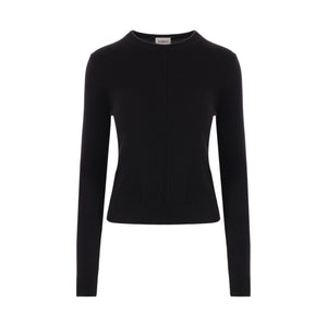 Cashmere Sweater Openwork Details-SAINT LAURENT-JOHN JULIA