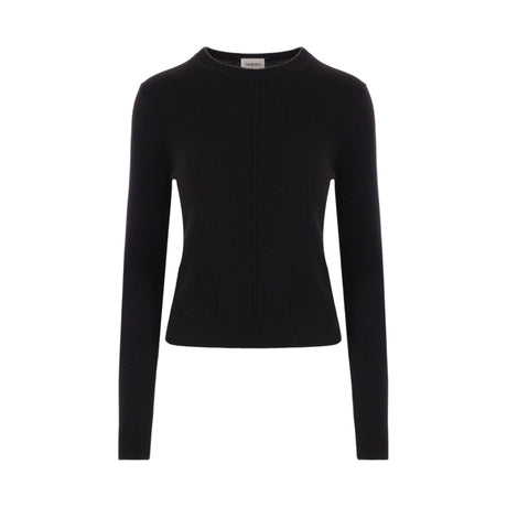 Cashmere Sweater Openwork Details-SAINT LAURENT-JOHN JULIA