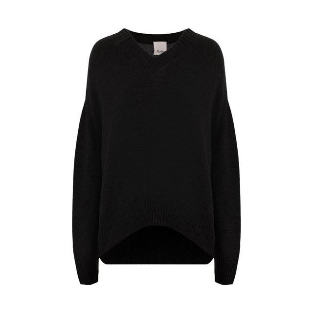 Cashmere V-Neck Sweater-ALLUDE-JOHN JULIA