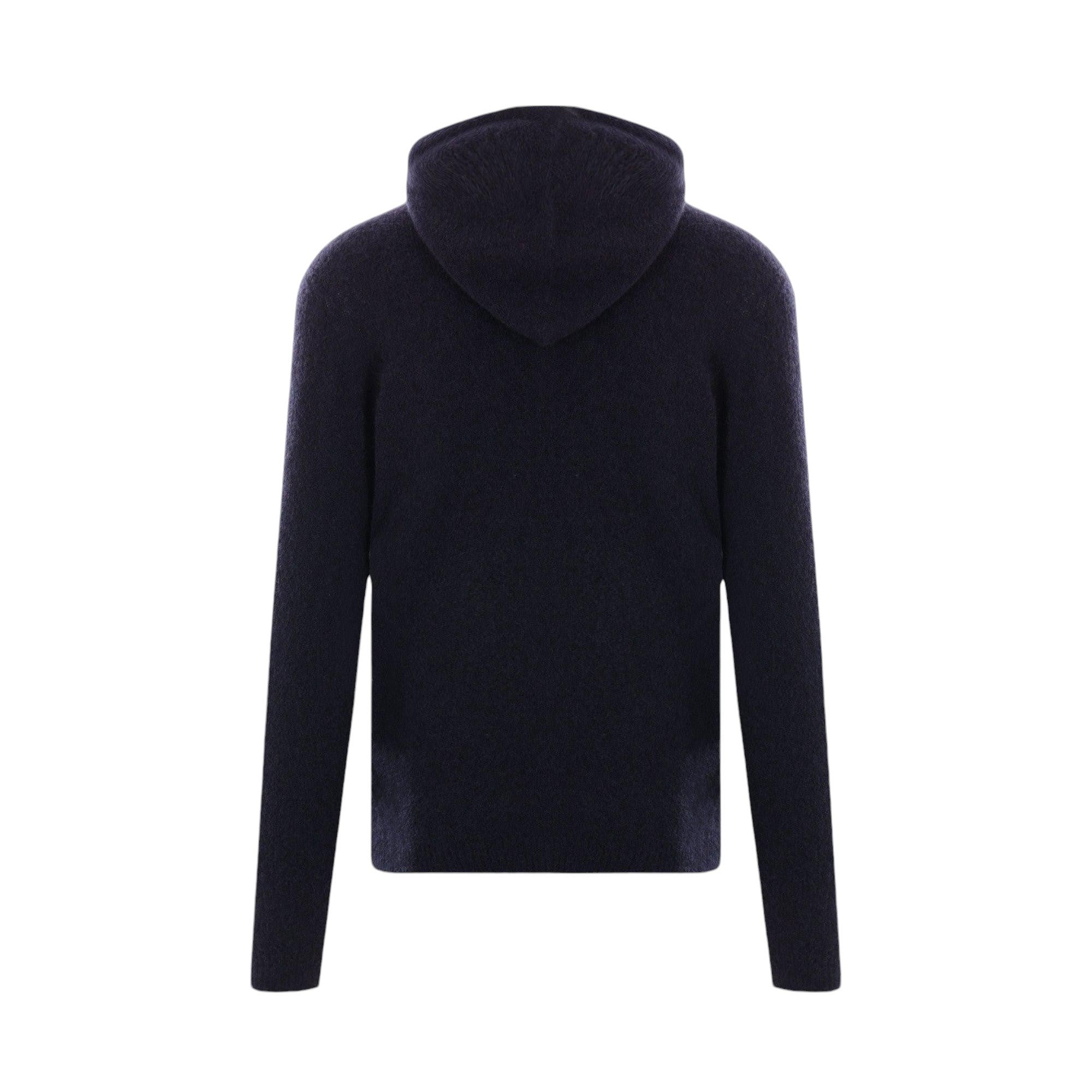 Cashmere and Silk Hooded Sweater-ROBERTO COLLINA-JOHN JULIA