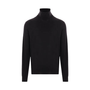 Cashmere and Silk Turtleneck-BRUNELLO CUCINELLI-JOHN JULIA