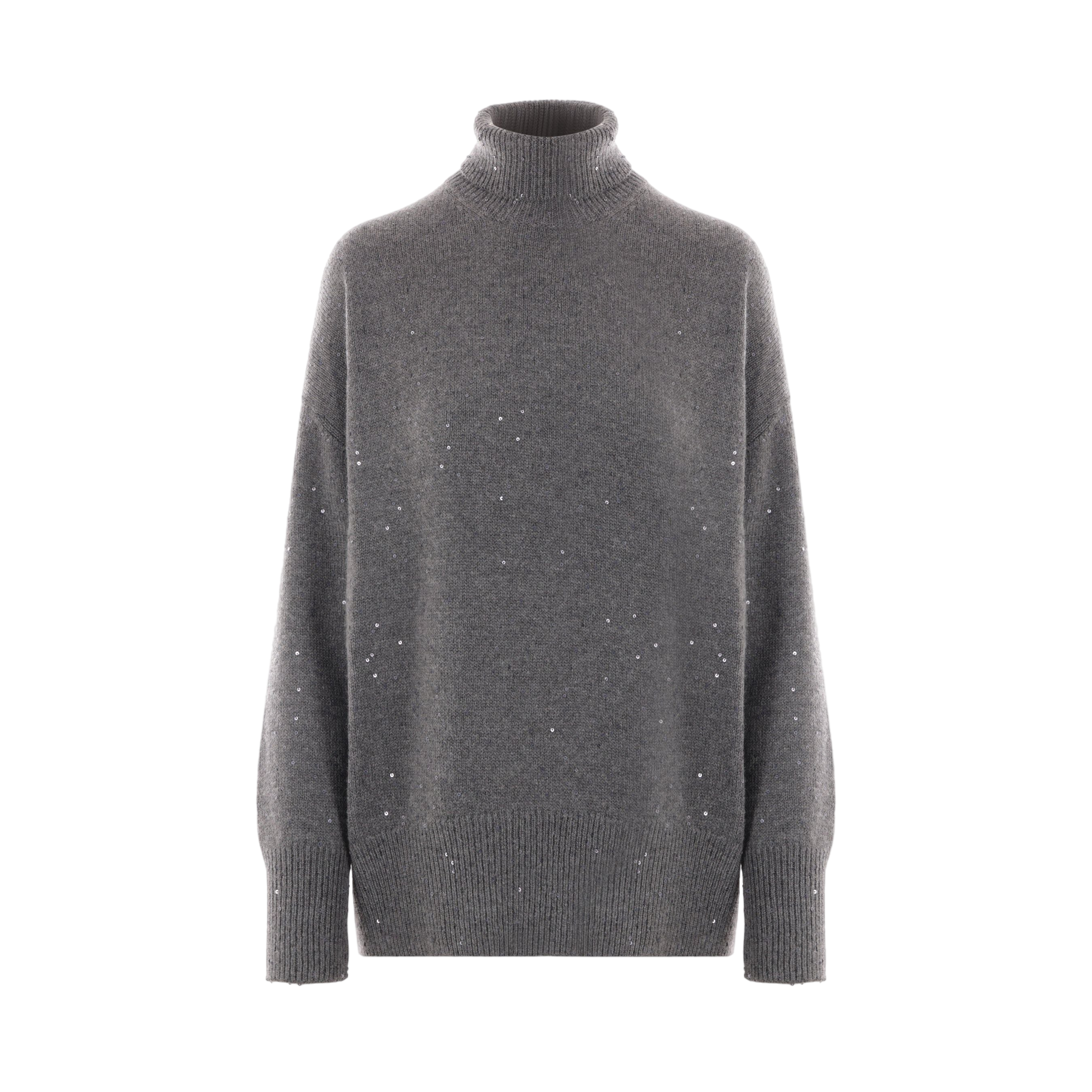 Cashmere and Silk Turtleneck-BRUNELLO CUCINELLI-JOHN JULIA