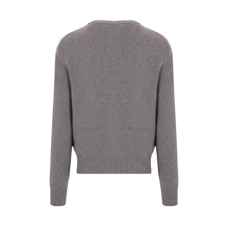 Cashmere and Wool Cardigan-AMI PARIS-JOHN JULIA