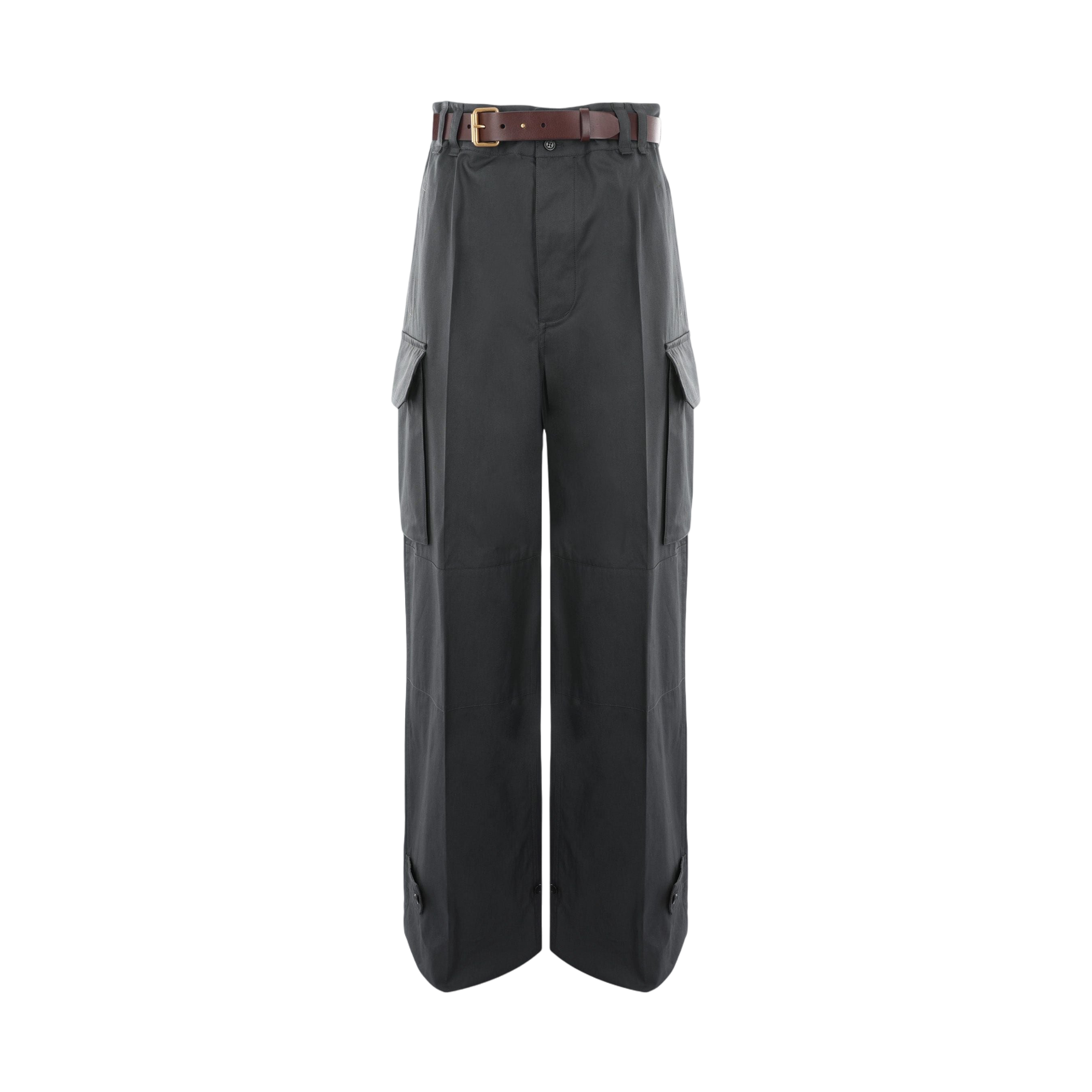 Cassandre Twill Cargo Pants-SAINT LAURENT-JOHN JULIA