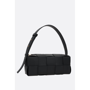 Cassette Small Shoulder Bag In Maxi Intrecciato-BOTTEGA VENETA-JOHN JULIA