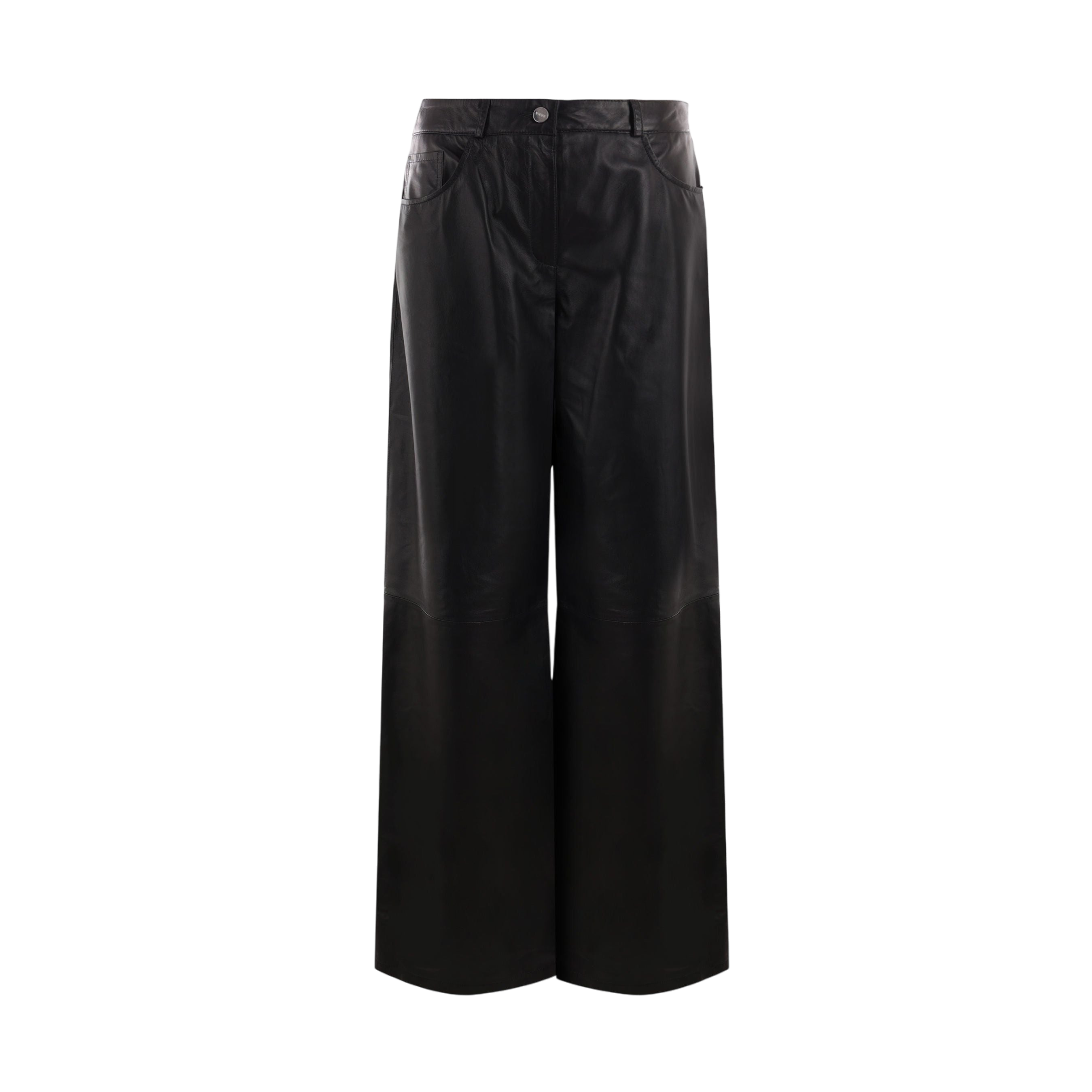 Catania Leather Wide-leg Pants-ARMA-JOHN JULIA