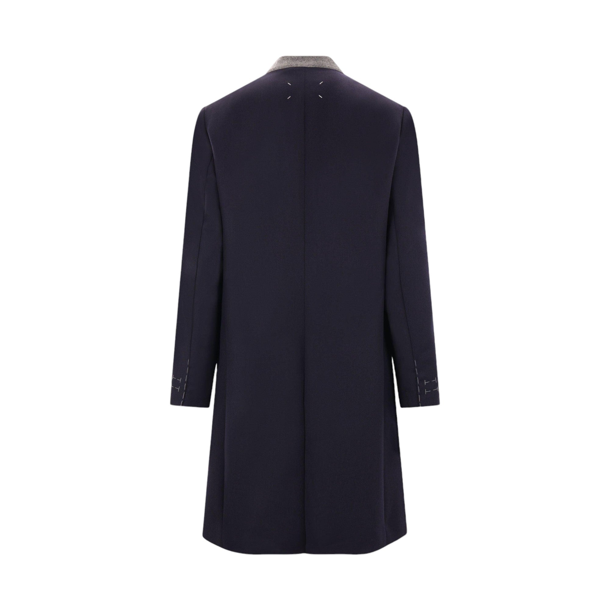 Cavalry Wool Single-breasted Coat-MAISON MARGIELA-JOHN JULIA