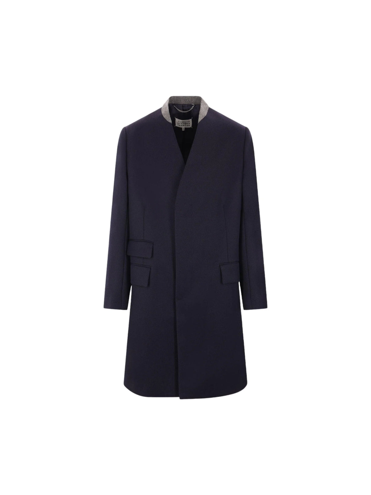 Cavalry Wool Single-Breasted Coat-MAISON MARGIELA-JOHN JULIA