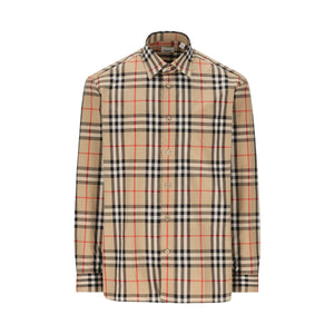 Caxtan Poplin Check Shirt-BURBERRY-JOHN JULIA