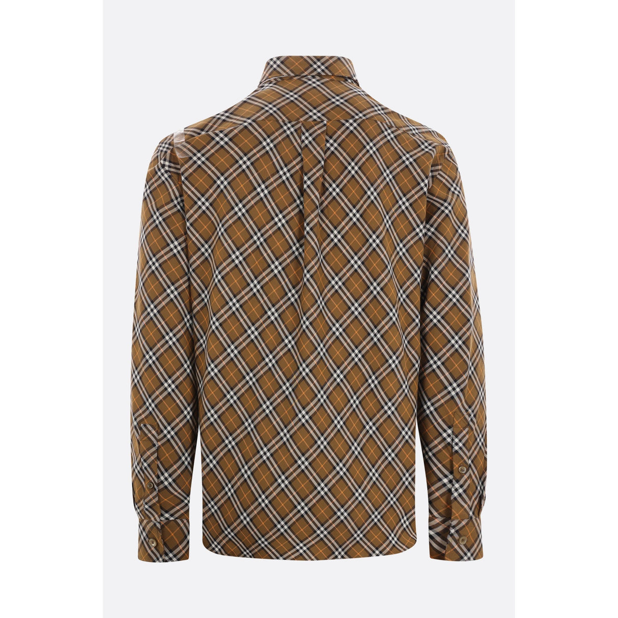 Check Cotton Shirt-BURBERRY-JOHN JULIA