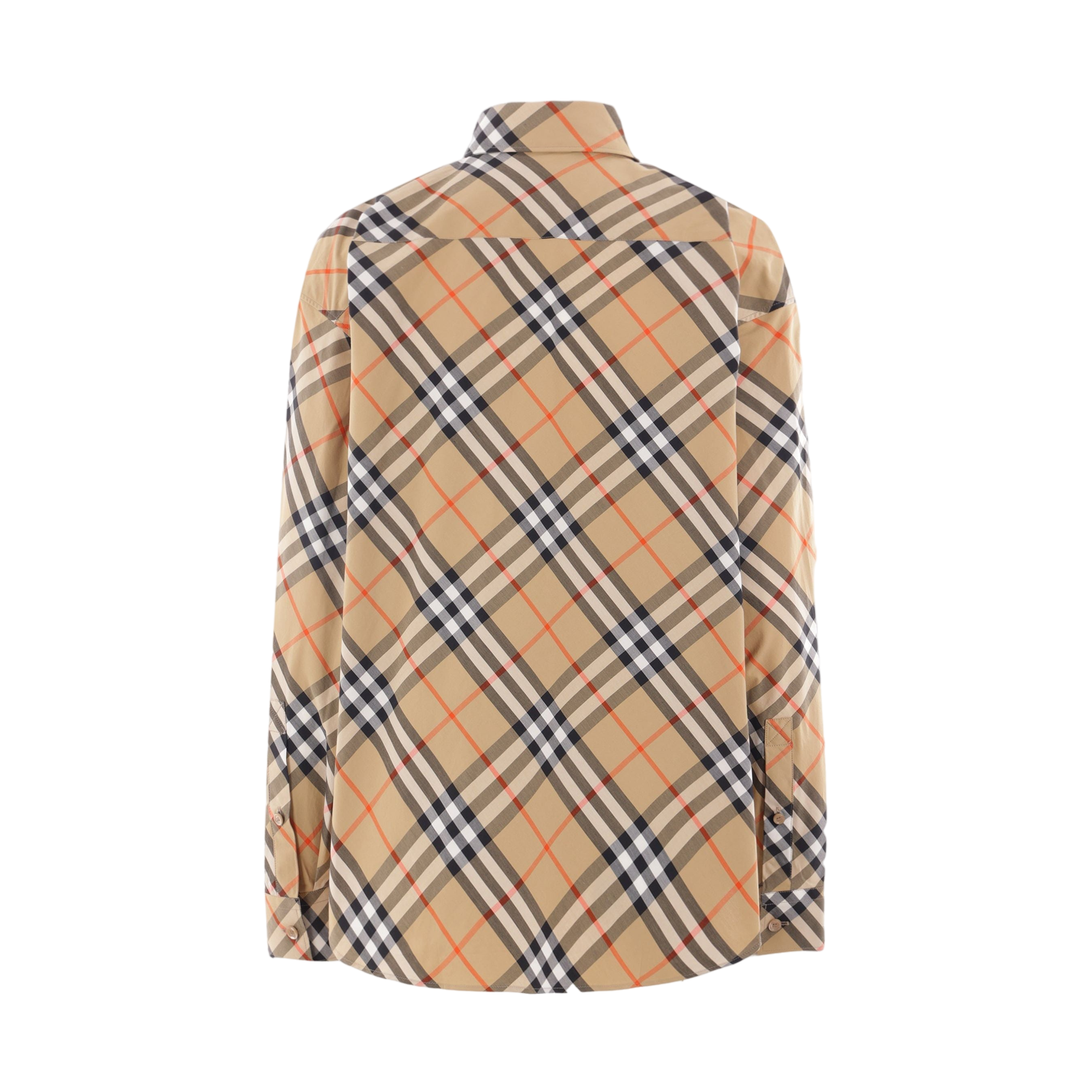 Check Poplin Shirt-BURBERRY-JOHN JULIA