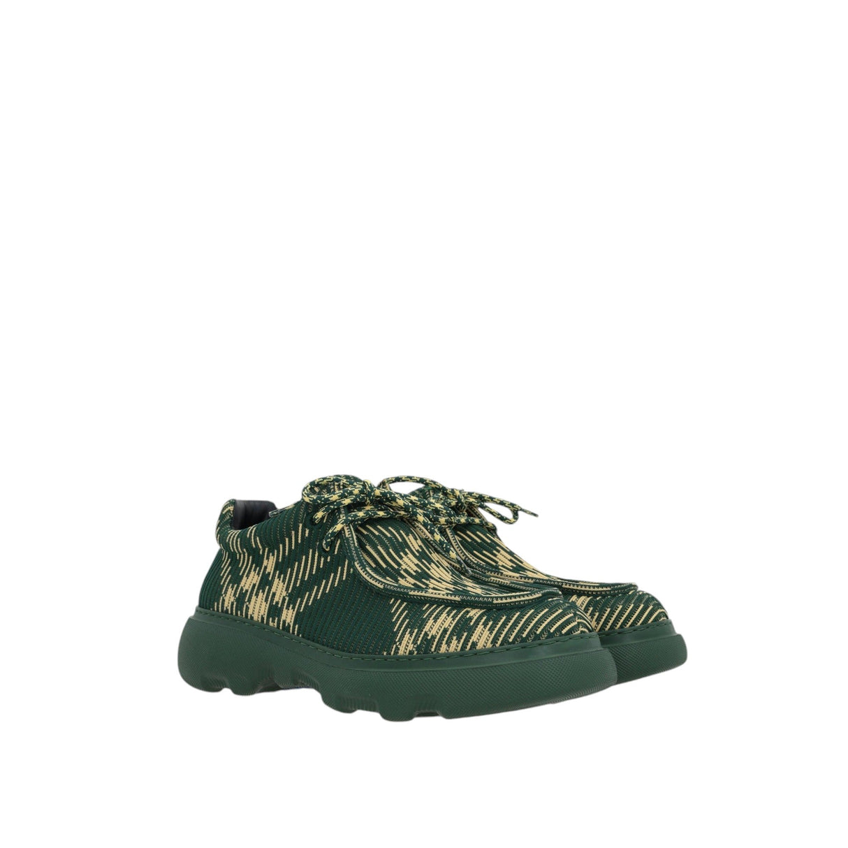 Check Print Stretch Nylon Creepers-BURBERRY-JOHN JULIA