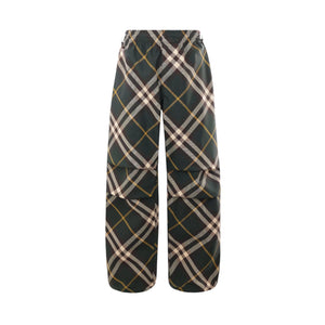 Check Twill Loose-fit Pants-BURBERRY-JOHN JULIA