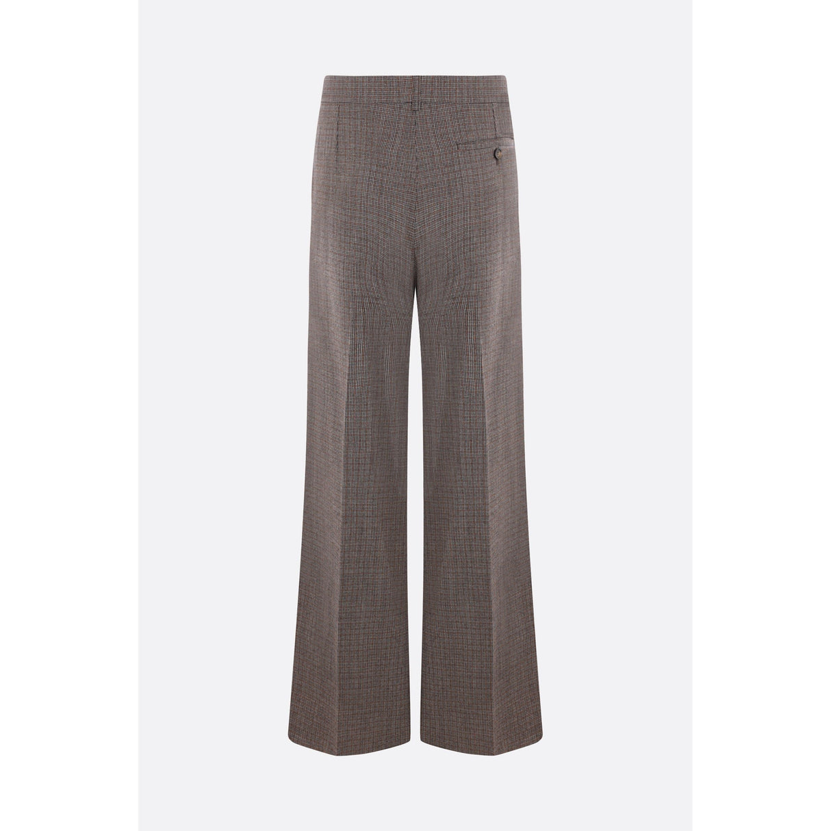 Check Wool Bootcut Trousers-STELLA MCCARTNEY-JOHN JULIA