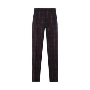 Checked Wool Regular-fit Pants-GUCCI-JOHN JULIA