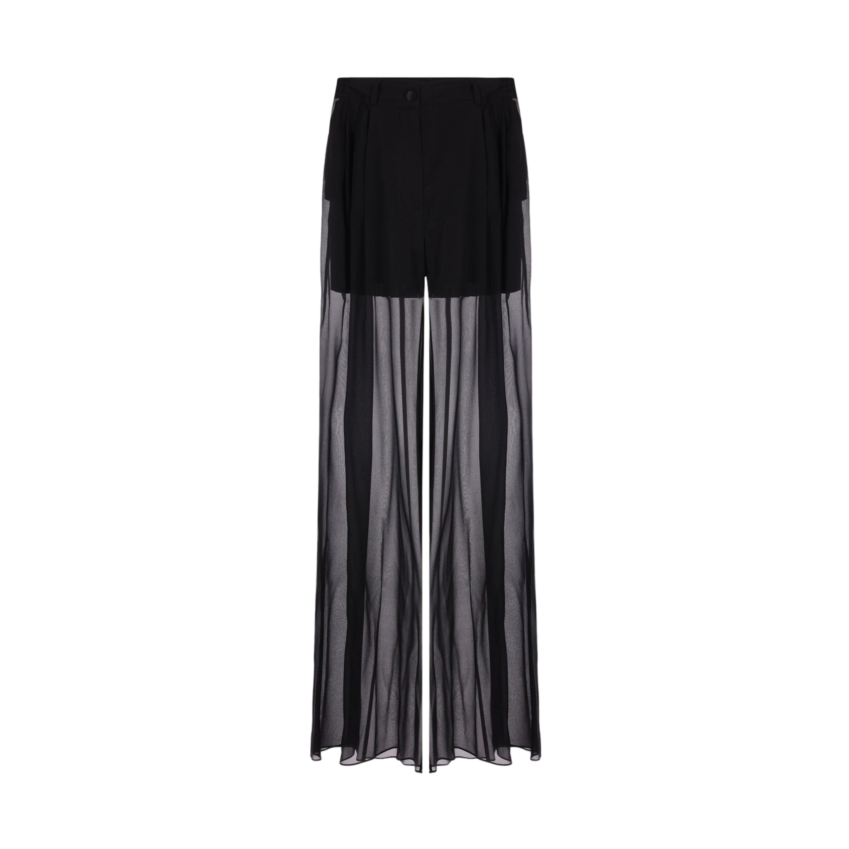 Chiffon Wide-leg Pants-DOLCE & GABBANA-JOHN JULIA