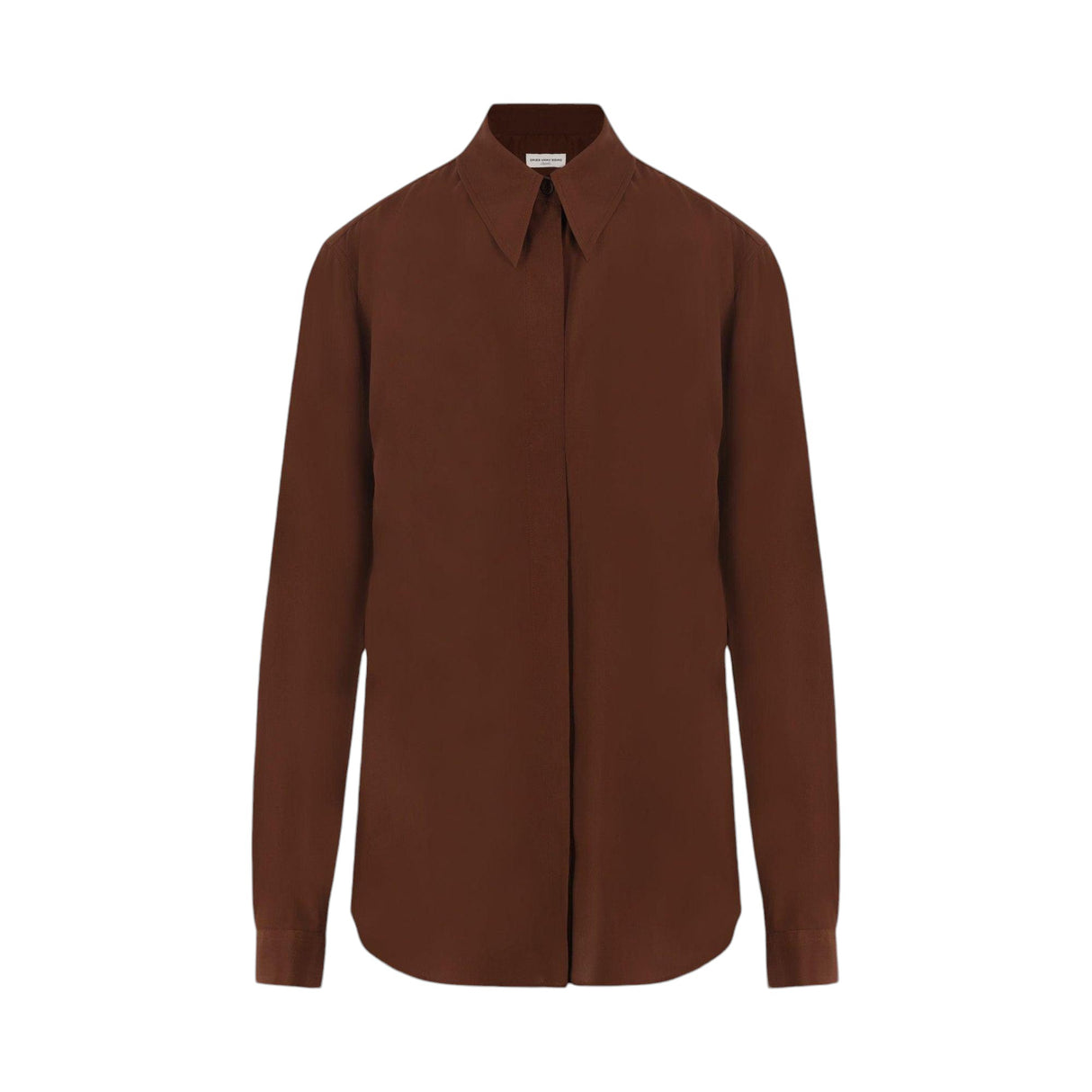 Chowy Crepe De Chine Shirt-DOLCE & GABBANA-JOHN JULIA