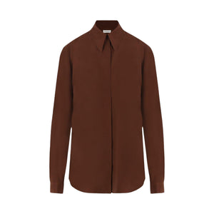 Chowy Crepe De Chine Shirt-DOLCE & GABBANA-JOHN JULIA