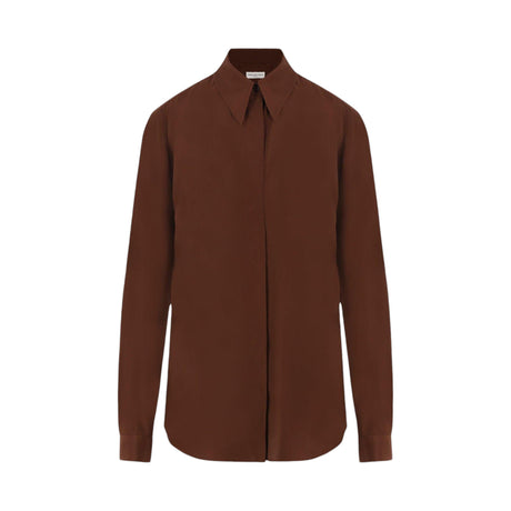 Chowy Crepe De Chine Shirt-DOLCE & GABBANA-JOHN JULIA