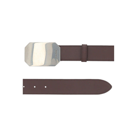 MIU MIU-City Leather Belt-JOHN JULIA