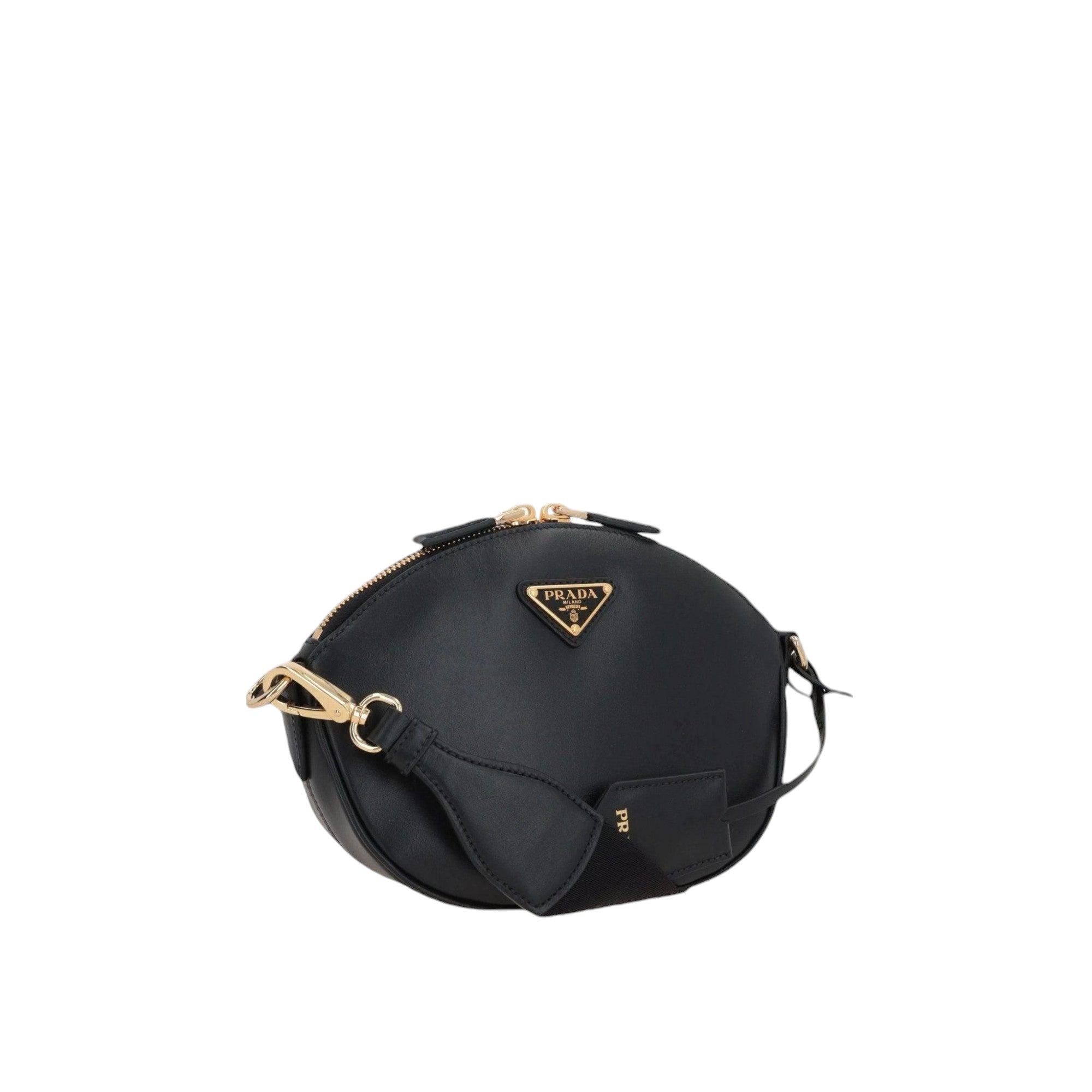 City Leather Shoulder Bag-PRADA-JOHN JULIA