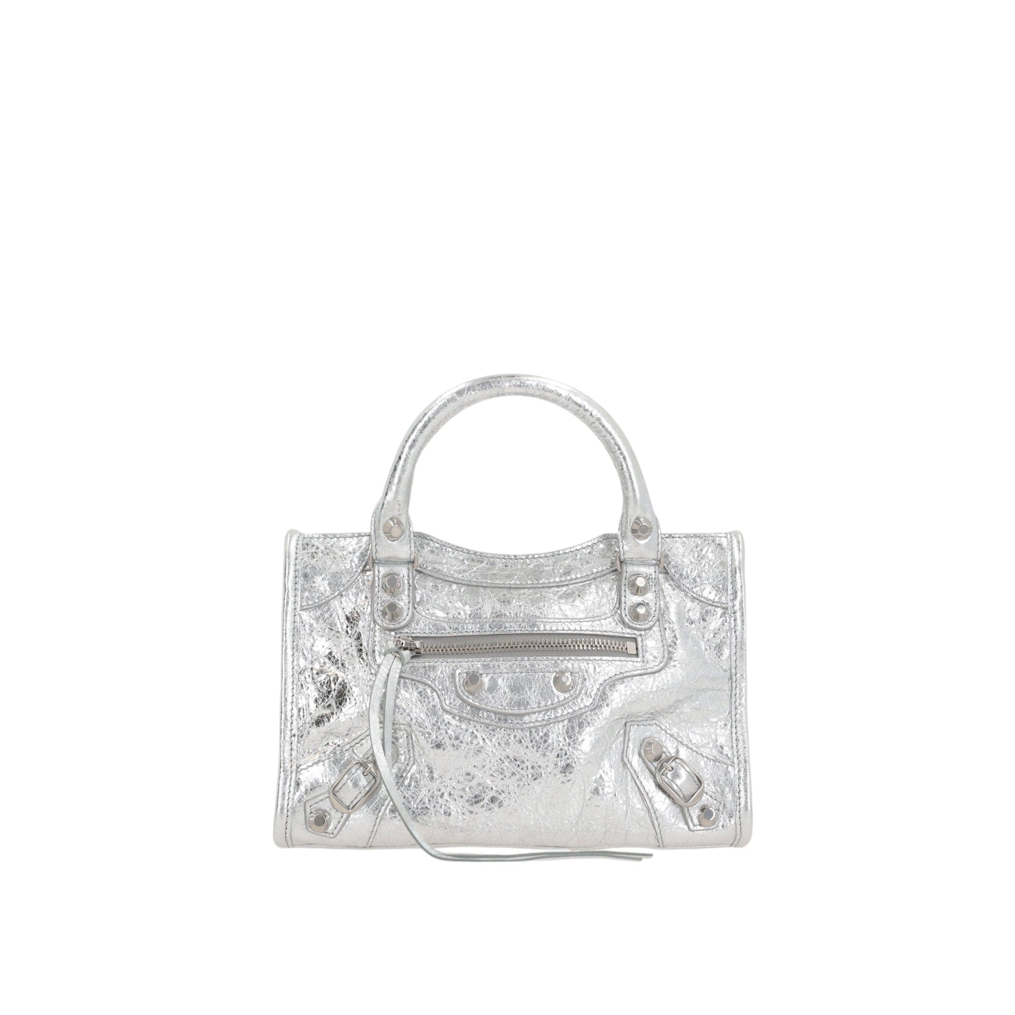 City Mini Arena Leather Handbag-BALENCIAGA-JOHN JULIA