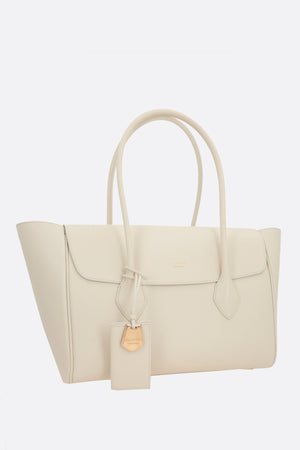 Classic Large Grainy Leather Tote Bag-FERRAGAMO-JOHN JULIA