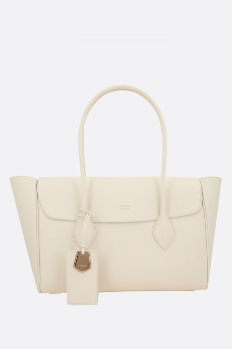 Classic Large Grainy Leather Tote Bag-FERRAGAMO-JOHN JULIA