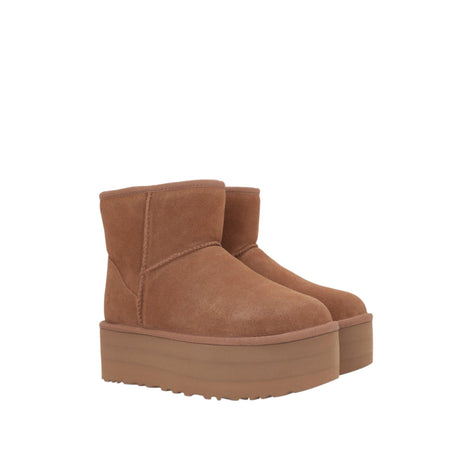 Classic Mini Suede Flatform Ankle Boots-UGG-JOHN JULIA