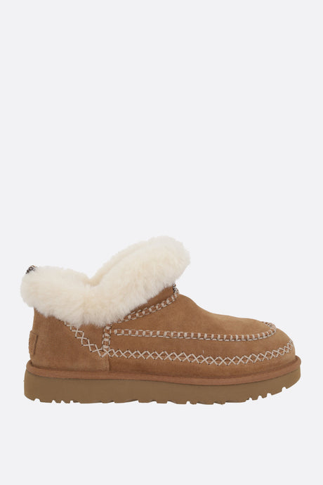 Classic Ultra Mini Alpine Suede Ankle Boots-UGG-JOHN JULIA