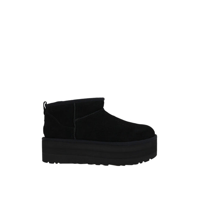 Classic Ultra Mini Suede Flatform Ankle Boots-UGG-JOHN JULIA