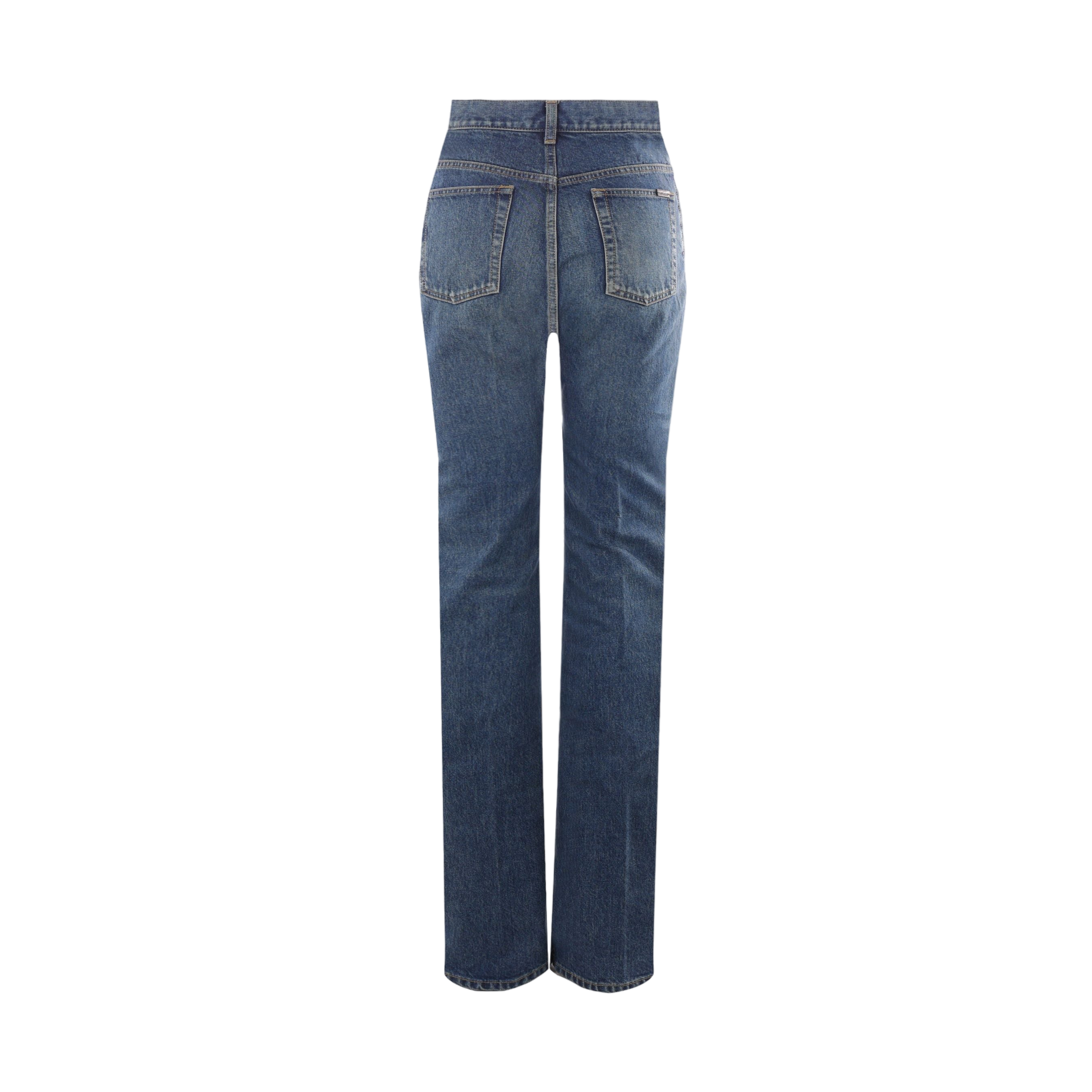 Clyde Denim Straight-leg Jeans-SAINT LAURENT-JOHN JULIA